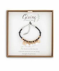 Demdaco Giving Collection Bracelet- Heart Inspirational