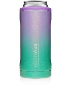 Brumate Slim Can Holder- Glitter Mermaid Drinkware