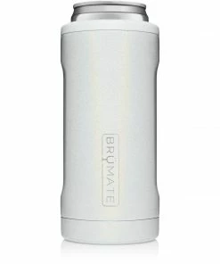 Brumate Slim Can Holder- Glitter White Drinkware