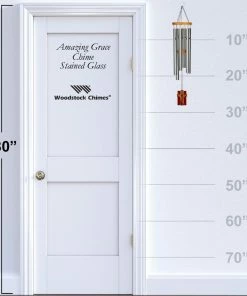 Flash Sale ✔️ Woodstock Amazing Grace Stained Glass Chime Garden ❤️ 7 Woodstock Amazing Grace Stained Glass Chime Garden