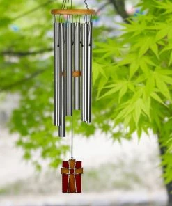 Woodstock Amazing Grace Stained Glass Chime Garden