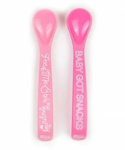 Bella Tunno Spoon Set - Feed Me & Tell Me I'm Pretty/Baby Got Snacks