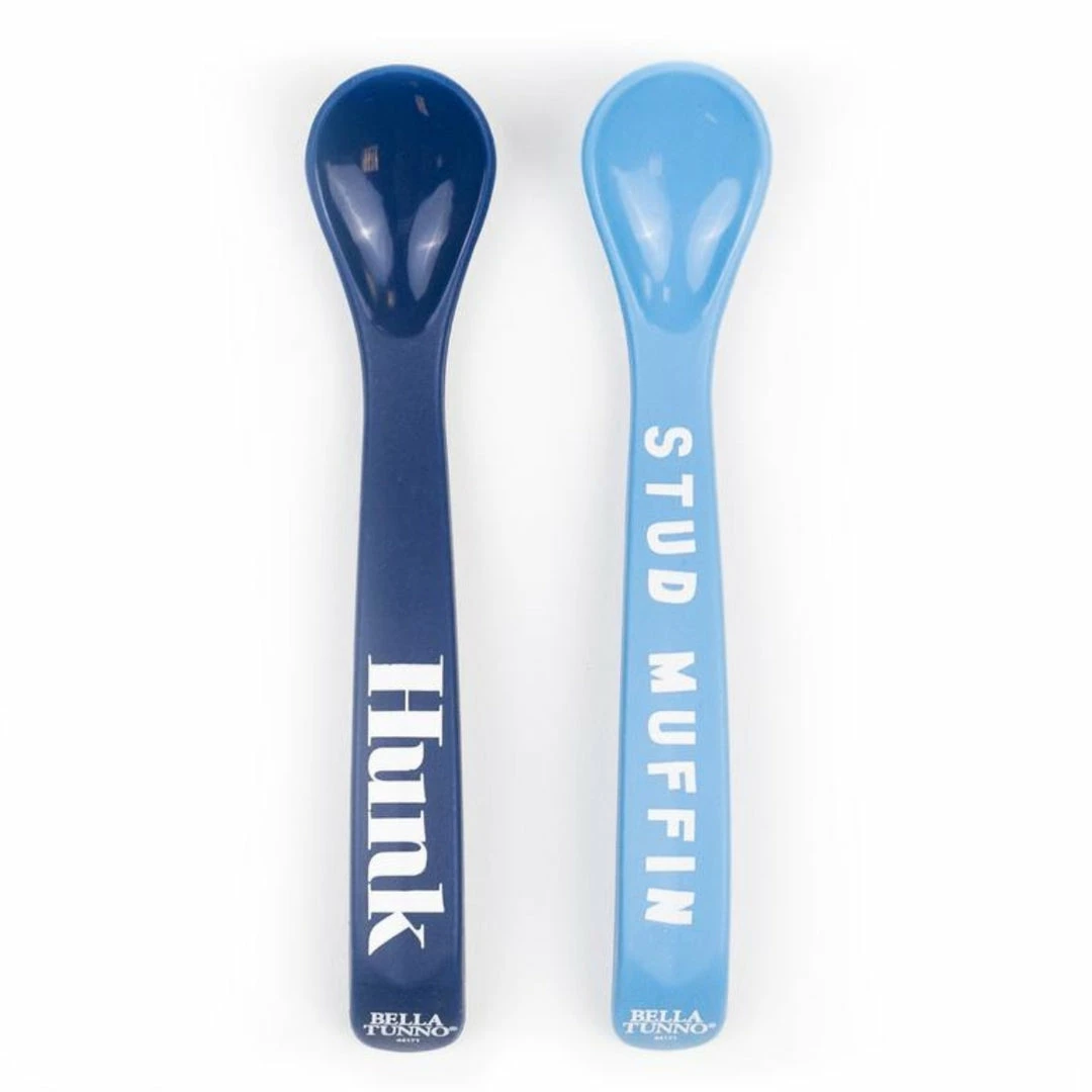 Cheap 🎁 Bella Tunno Spoon Set - Hunk/Stud Muffin Baby 🌟 3 Bella Tunno Spoon Set - Hunk/Stud Muffin Baby