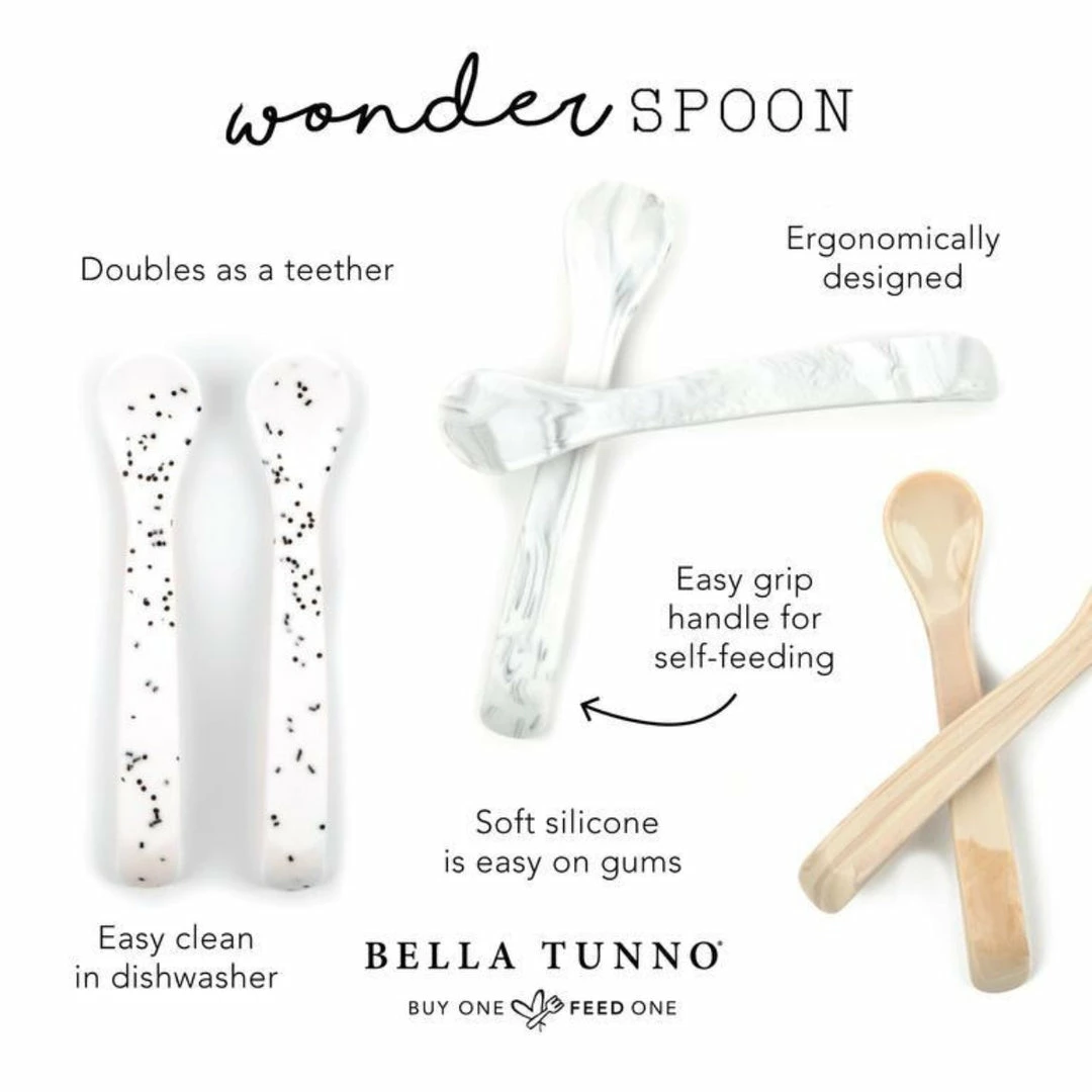 Cheap 🎁 Bella Tunno Spoon Set - Hunk/Stud Muffin Baby 🌟 5 Bella Tunno Spoon Set - Hunk/Stud Muffin Baby