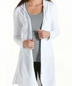 Coolibar - Cabana Hoodie - White