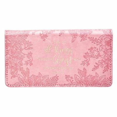 Discount π₯° Christian Art Gifts Checkbook Cover - I Can Do All Things Through Christ ... π 3 Christian Art Gifts Checkbook Cover - I Can Do All Things Through Christ ...