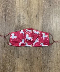 Viv And Lou Kids Facemask- Pink Unicorn