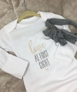 Love Bug Baby Gowns- Love At First Sight