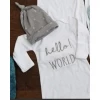 Love Bug Baby Gowns- Hello World