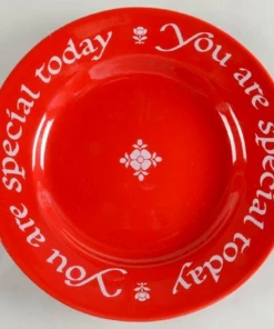 Waechtersbach Red Plate - You Are Special Today Gifts