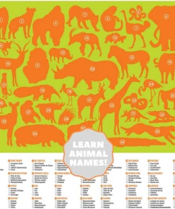 Crocodile Creek - Wild Animals 100 Piece Puzzle Baby