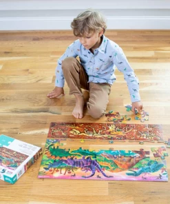 Crocodile Creek - Above + Below 48 Piece Dinosaur World Puzzle