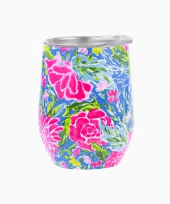 Lilly Pulitzer Stemless Tumbler - Blue Bunny Business