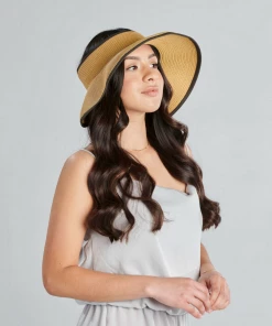 Apparel & Accessories San Diego Hat Company - Sun Visor - Black/White Mix