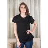Amanda Blu - Luxe Sleepwear T-Shirt - Black Apparel & Accessories