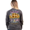 Simply Southern - Let Your Soul Shine - Dark Grey - Long Sleeve Apparel & Accessories