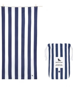 Dock & Bay Quick Dry Towel - Navy - Large Seasonal