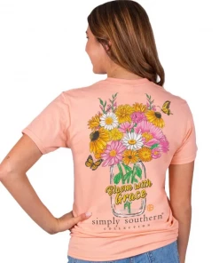 Simply Southern - Bloom Sherbet - Short Sleeve