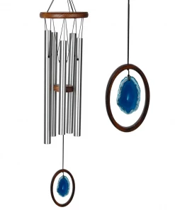 Garden Woodstock - Agate Chime - Large, Blue