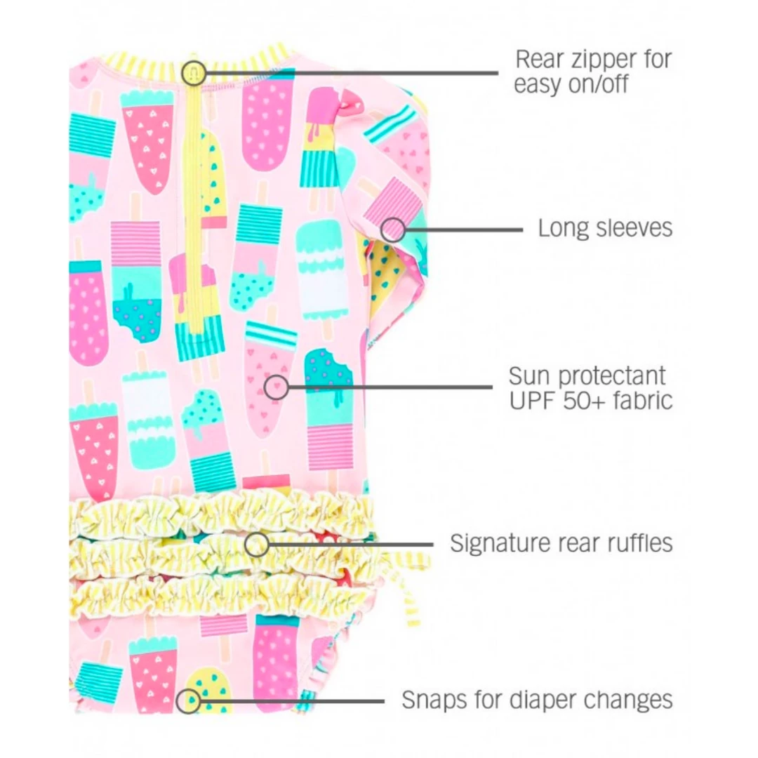 Wholesale 🌟 Ruffle Butts -Ice Cream Social One Piece Bathing Suit New Arrivals 🥰 5 Ruffle Butts -Ice Cream Social One Piece Bathing Suit New Arrivals