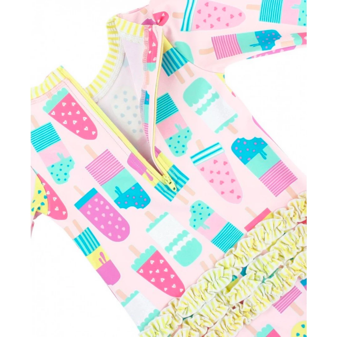 Wholesale 🌟 Ruffle Butts -Ice Cream Social One Piece Bathing Suit New Arrivals 🥰 4 Ruffle Butts -Ice Cream Social One Piece Bathing Suit New Arrivals