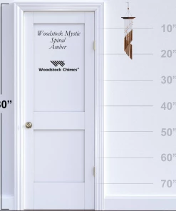 Garden Woodstock Chimes - Mystic Spiral - Amber