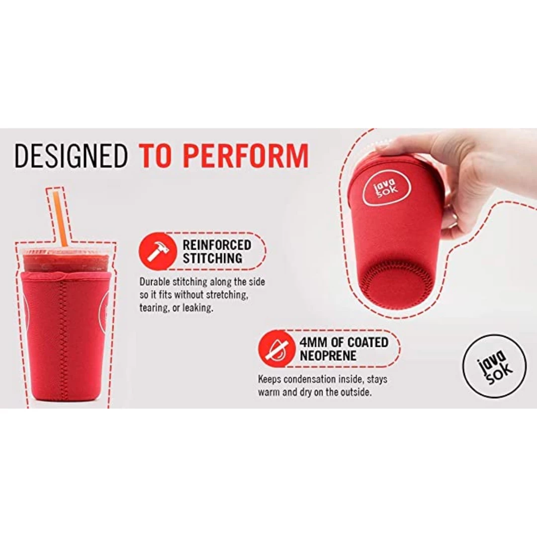 Best Sale ๐งจ JavaSok Cold Beverage Sleeve - Green Camo New Arrivals ๐ 4 JavaSok Cold Beverage Sleeve - Green Camo New Arrivals