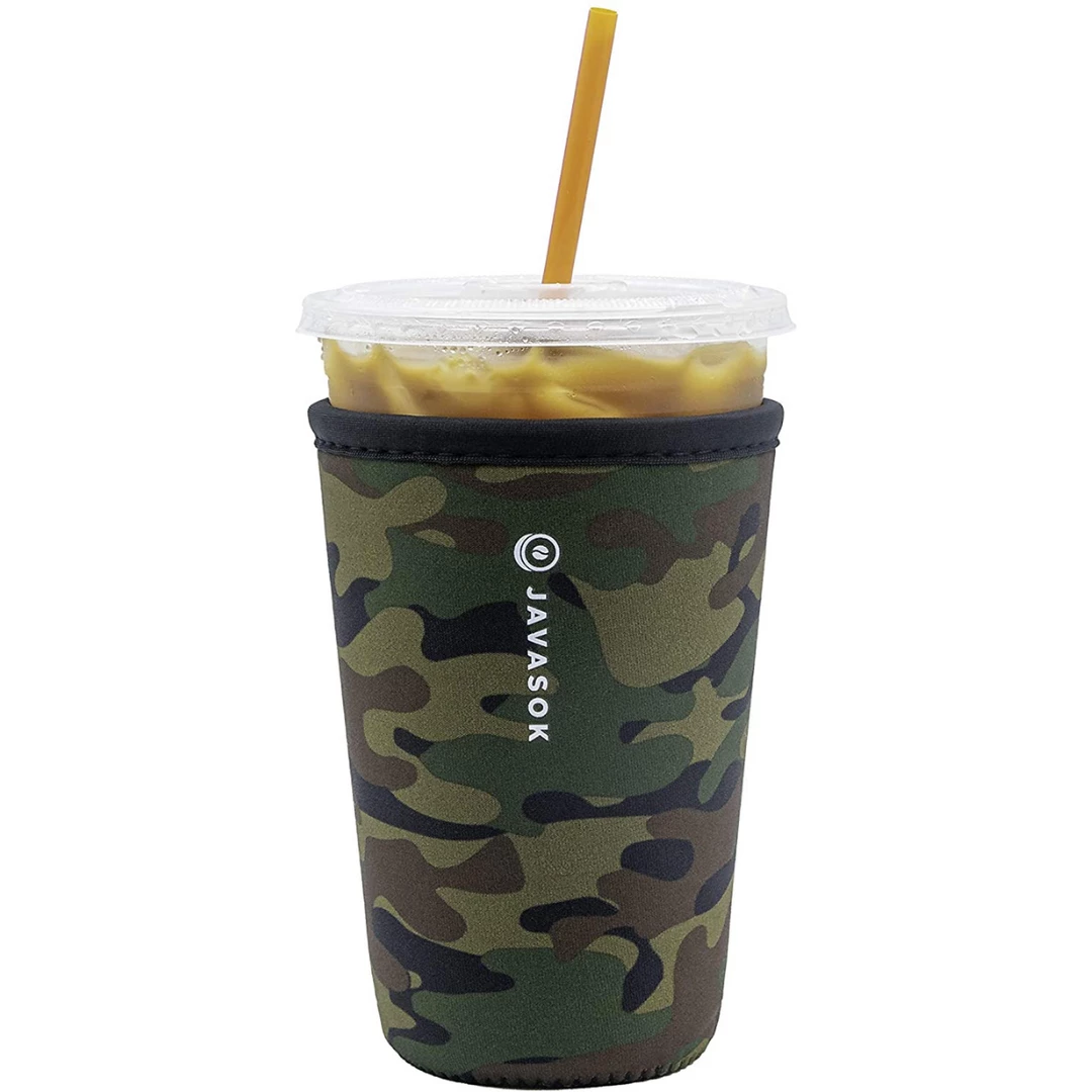 Best Sale ๐งจ JavaSok Cold Beverage Sleeve - Green Camo New Arrivals ๐ 3 JavaSok Cold Beverage Sleeve - Green Camo New Arrivals