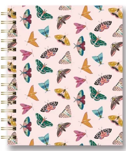 Studio Oh! - Tabbed Spiral Notebook - Floral Moth Books