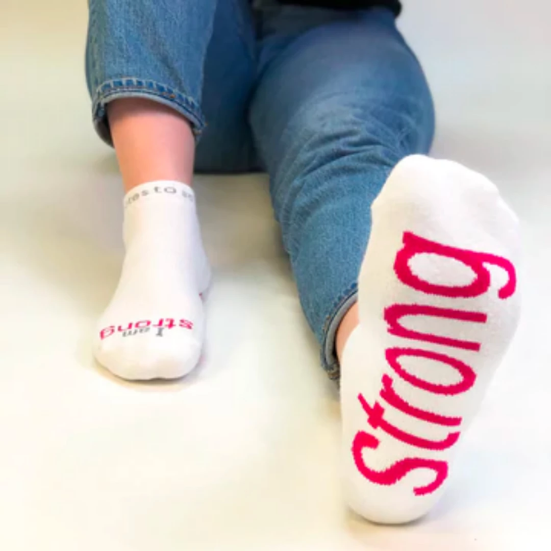 Hot Sale π Apparel & Accessories Notes To Self 𧦠Socks- I Am Strong π― 4 Apparel & Accessories Notes To Self Socks- I Am Strong