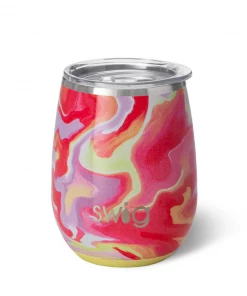 Swig Life- Stemless Cup - Pink Lemonade