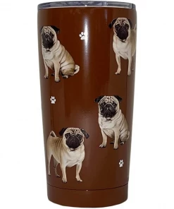 Serengeti Dog Tumbler - Pug Drinkware