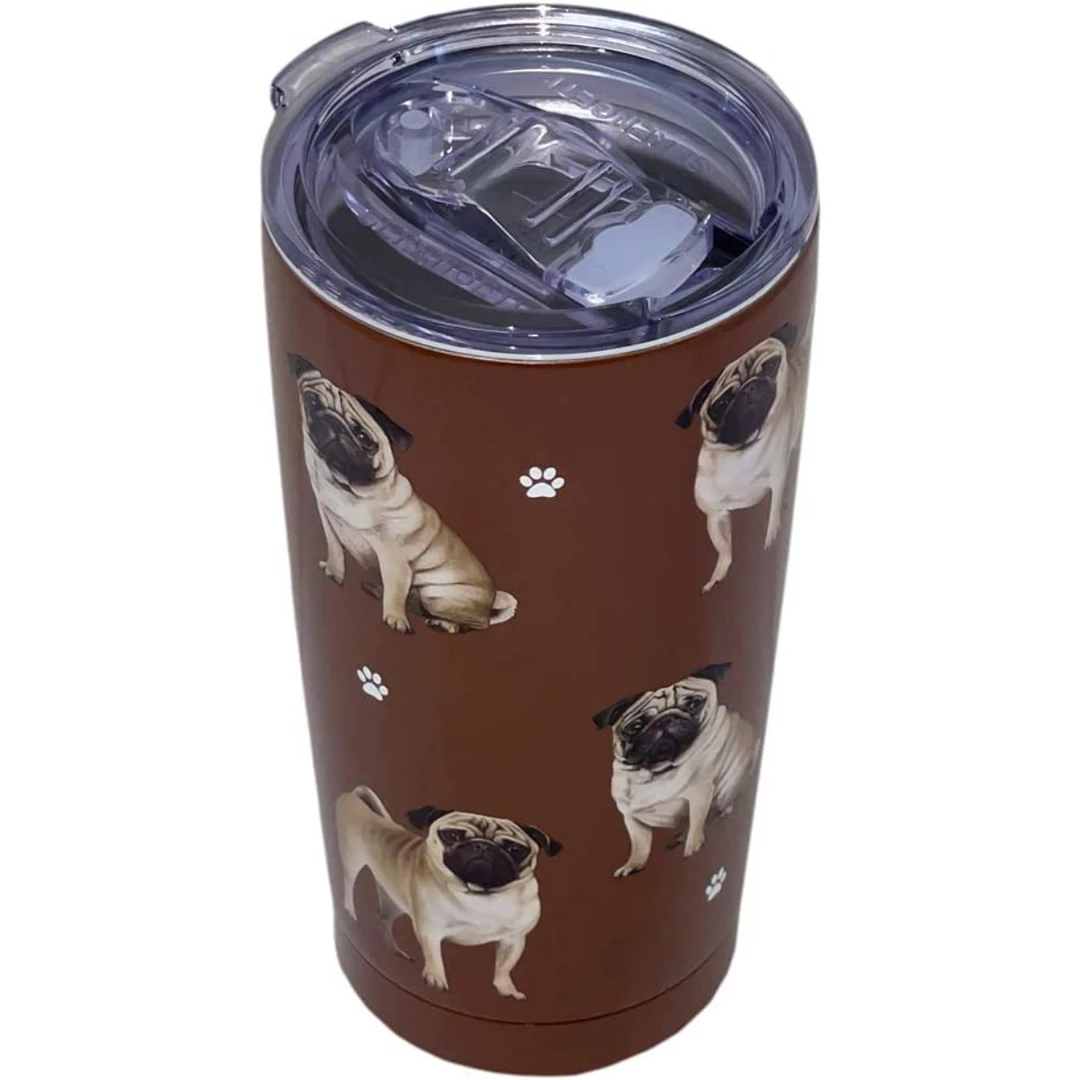 Wholesale ๐คฉ Serengeti ๐ฆฎ Dog Tumbler - Pug Drinkware ๐ 4 Serengeti Dog Tumbler - Pug Drinkware