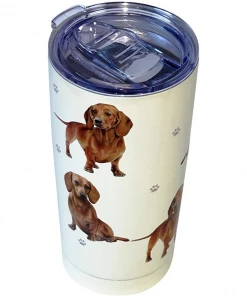 Serengeti Dog Tumbler - Red Dachshund