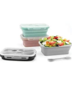 Kitchen & Home Krumbs Kitchen - Silicone Lunch Container - Grey