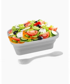 Kitchen & Home Krumbs Kitchen - Silicone Lunch Container - Grey