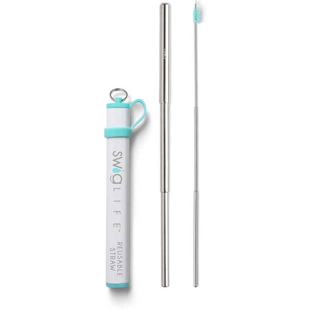 Cheap ๐ SwigLife Drinkware Swig Life Telescopic Stainless Steel Straw Set ๐ 3 SwigLife Drinkware Swig Life Telescopic Stainless Steel Straw Set