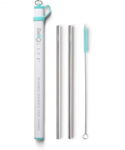 SwigLife Drinkware Swig Life Stainless Steel Straw Set