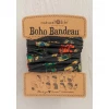 Apparel & Accessories Natural Life Boho Bandeau- Charcoal Floral