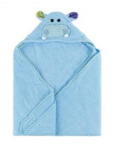 Zoocchini Hooded Baby Towel- Hippo