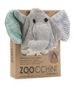 New π Zoocchini Hooded Baby Towel- Elephant π 7 Zoocchini Hooded Baby Towel- Elephant