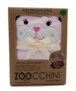 Zoocchini Hooded Baby Towel- Bunny