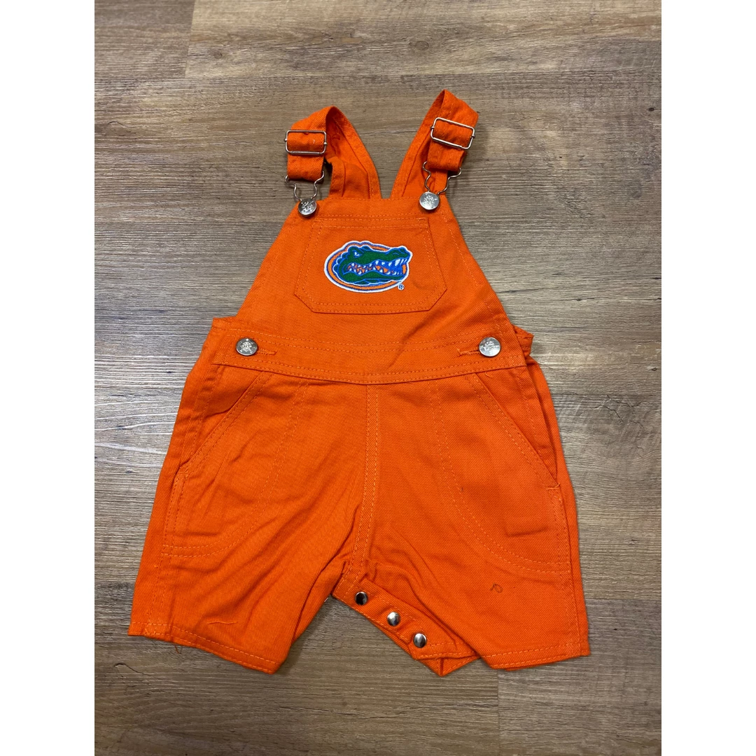 Discount 🧨 Creative Knitwear Baby And Toddler Short Leg Overalls - UF Gators 👏 3 Creative Knitwear Baby And Toddler Short Leg Overalls - UF Gators