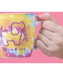 Drinkware Puppie Love Mug - Tie Dye