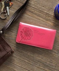 Christian Art Gifts Checkbook Cover - With God All Things Are Possible