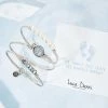 Your Heart's Desire Baby Luca+Danni- Little Footsteps Blue Bangle Bracelet