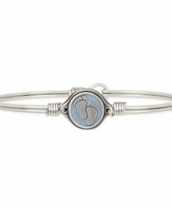 Best reviews of π Your Heart's Desire Baby Luca+Danni- Little Footsteps Blue Bangle Bracelet π 8 Your Heart's Desire Baby Luca+Danni- Little Footsteps Blue Bangle Bracelet
