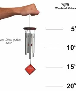 Outlet π Woodstock Chimes Of Mars- Silver Garden β 7 Woodstock Chimes Of Mars- Silver Garden