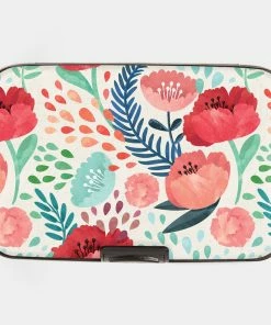 Monarque RFID Wallet- Painted Poppies
